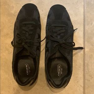 Black coach sneakers